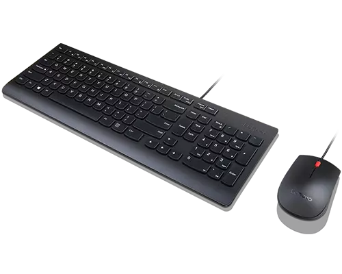 Lenovo エッセンシャル USBキーボード&マウス – 英語