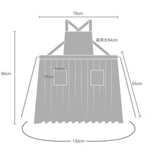 Muatkan imej ke dalam penonton Galeri, 綿防水綿麻文芸エプロンキッチンベストウエストスカート作業制服
