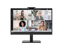 Muatkan imej ke dalam penonton Galeri, ThinkVision T27hv-30(27型/2560×1440/IPS/USB-C/スピーカー/高さ・縦回転)
