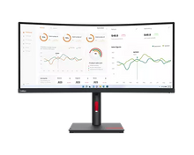 Muatkan imej ke dalam penonton Galeri, ThinkVision T34w-30(34型/3440×1440/VA/USB-C)
